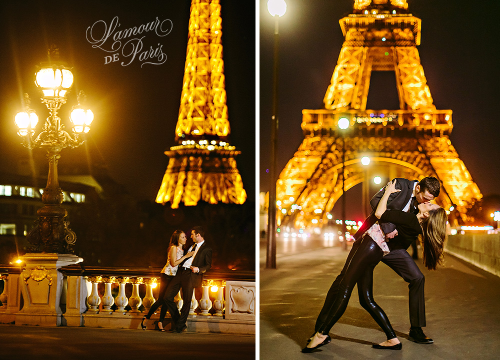 Nighttime Paris Portraits L Amour De Paris Romantic Parisian